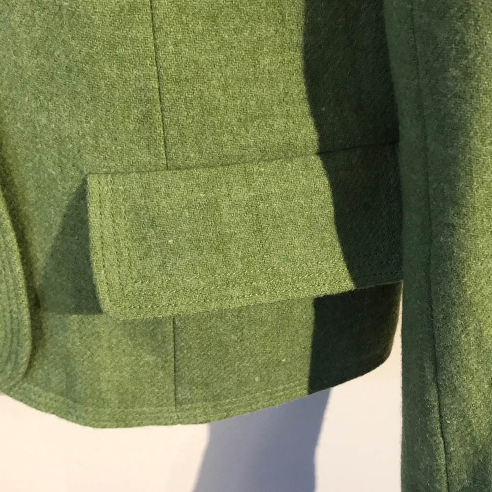 Kelly Green Wool Blazer - Picture 6 of 9